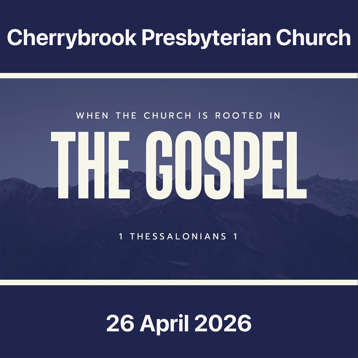 The Church Planted In The Gospel