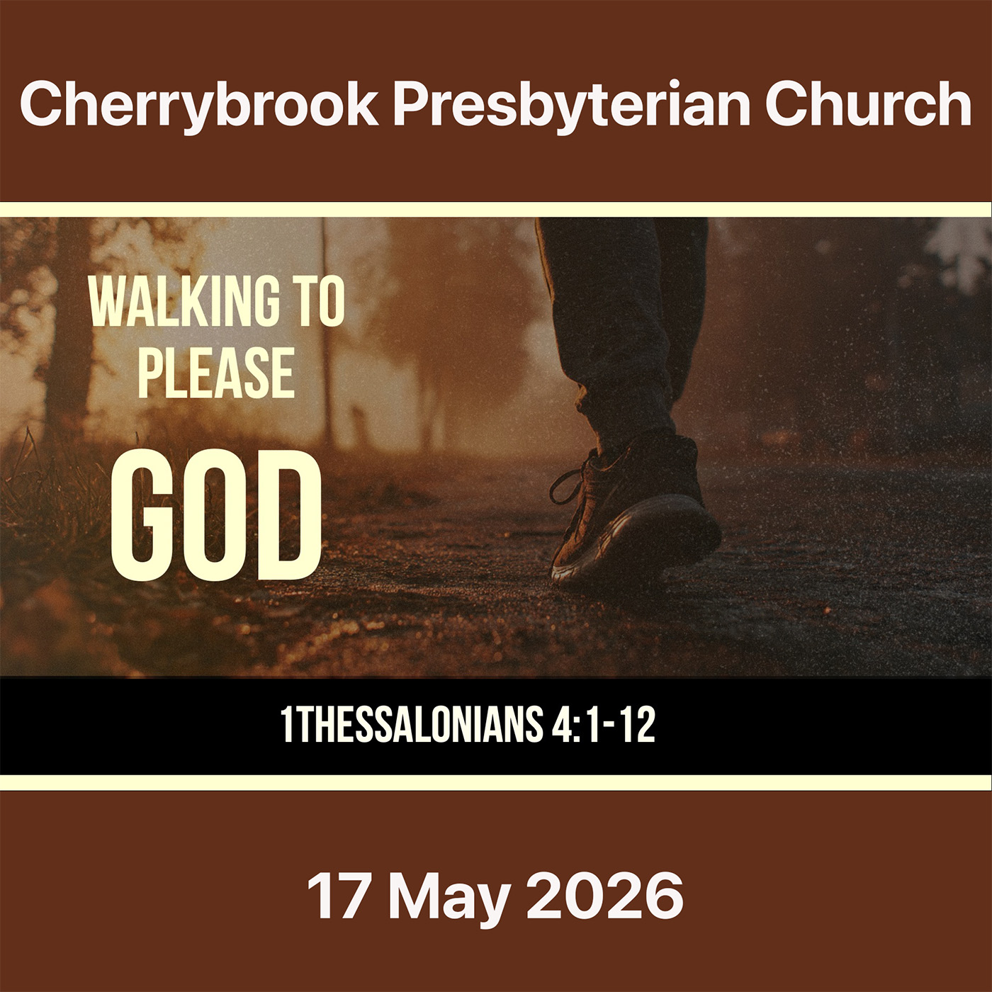 Walking to please God