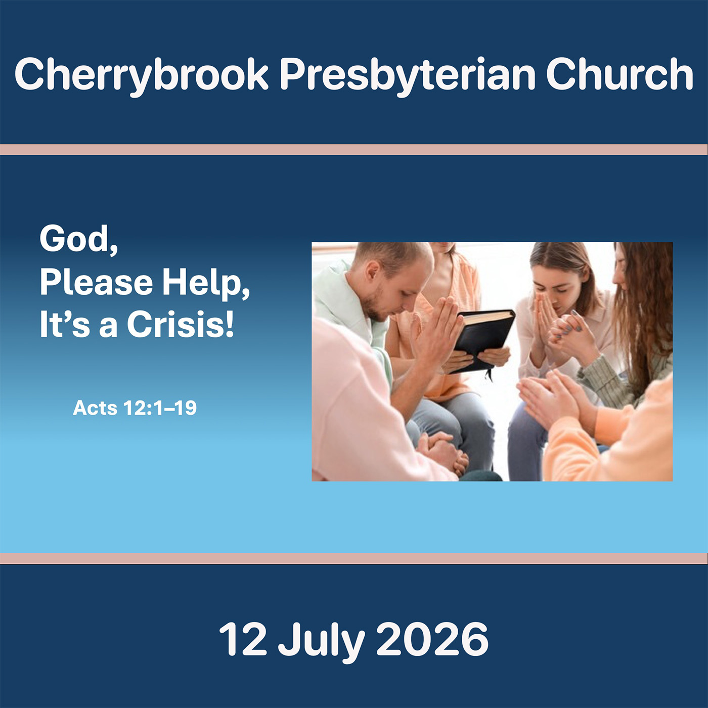 God, Please Help. It's a Crisis