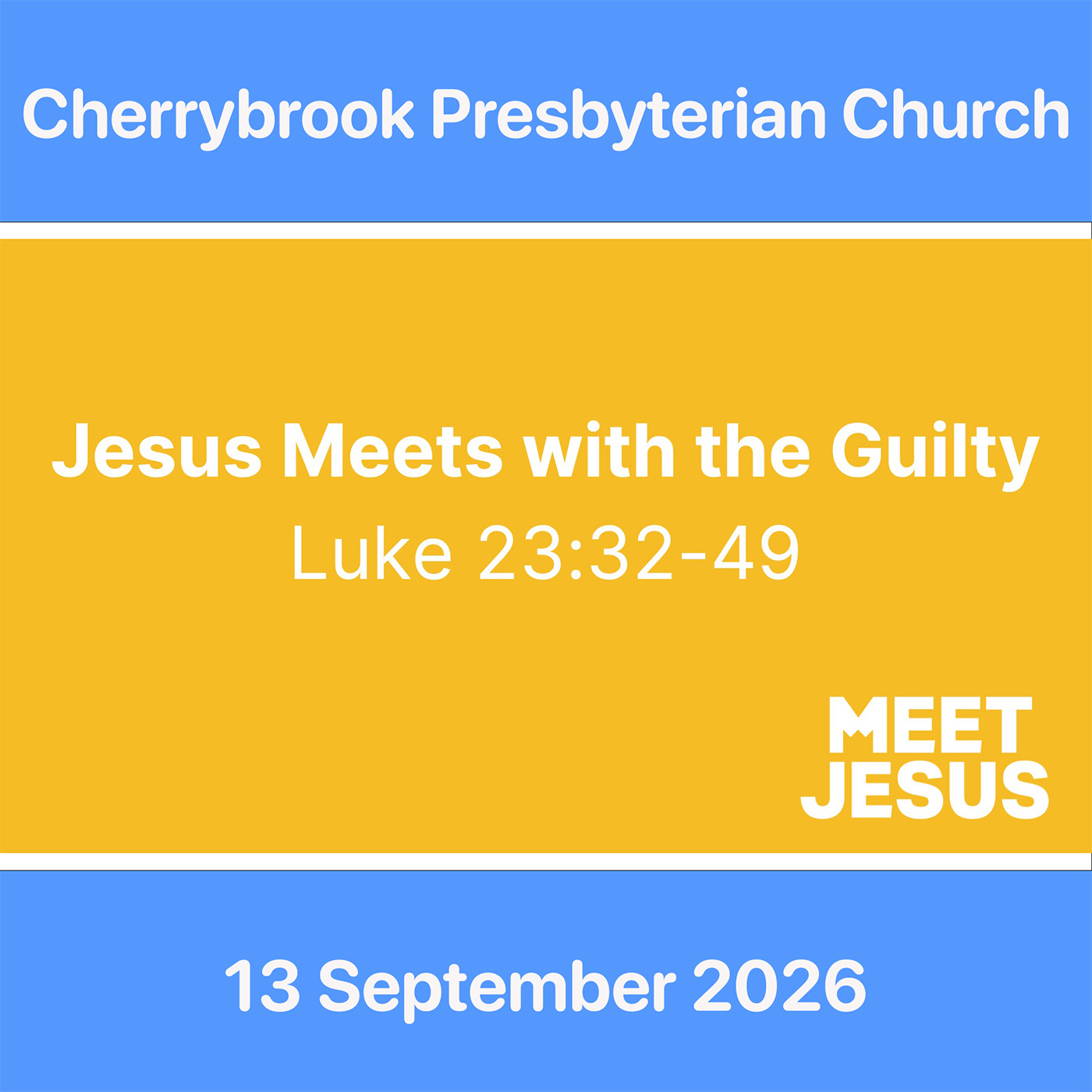 Jesus Meets with the guilty